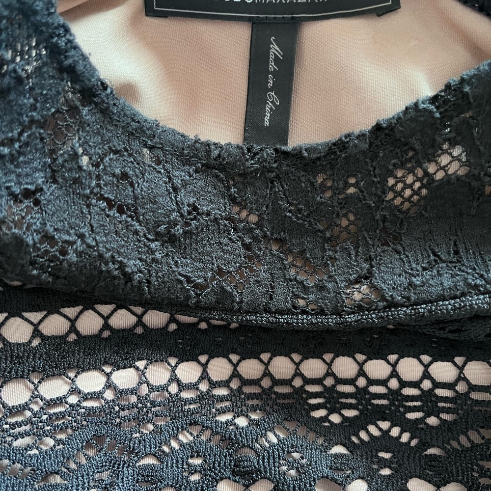 BCBGMaxAzria Black Sheath Dress Sleeveless Crew Neck - Picture 5 of 7
